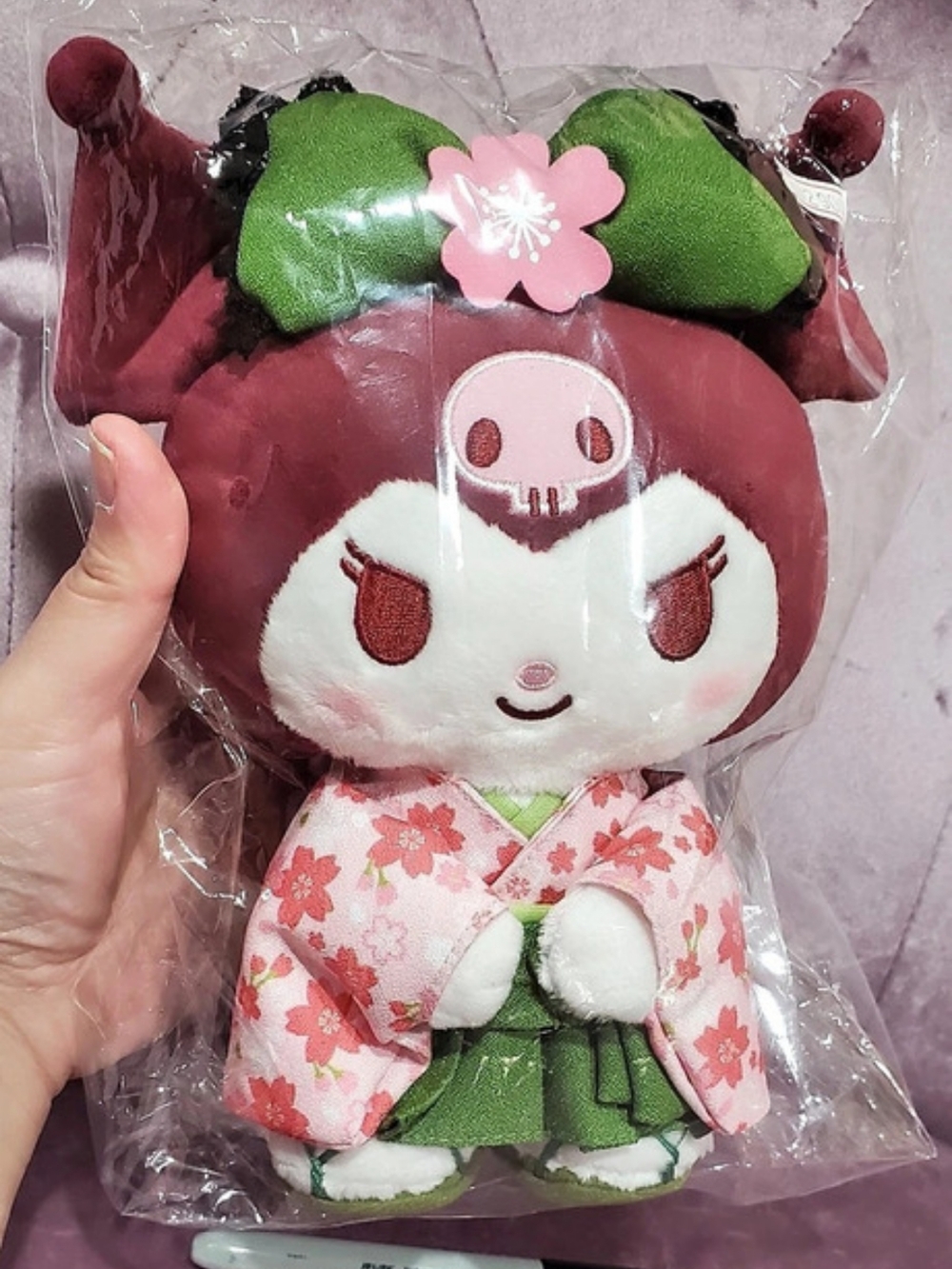 Sanrio Characters Kuromi Matcha Kimono Plush